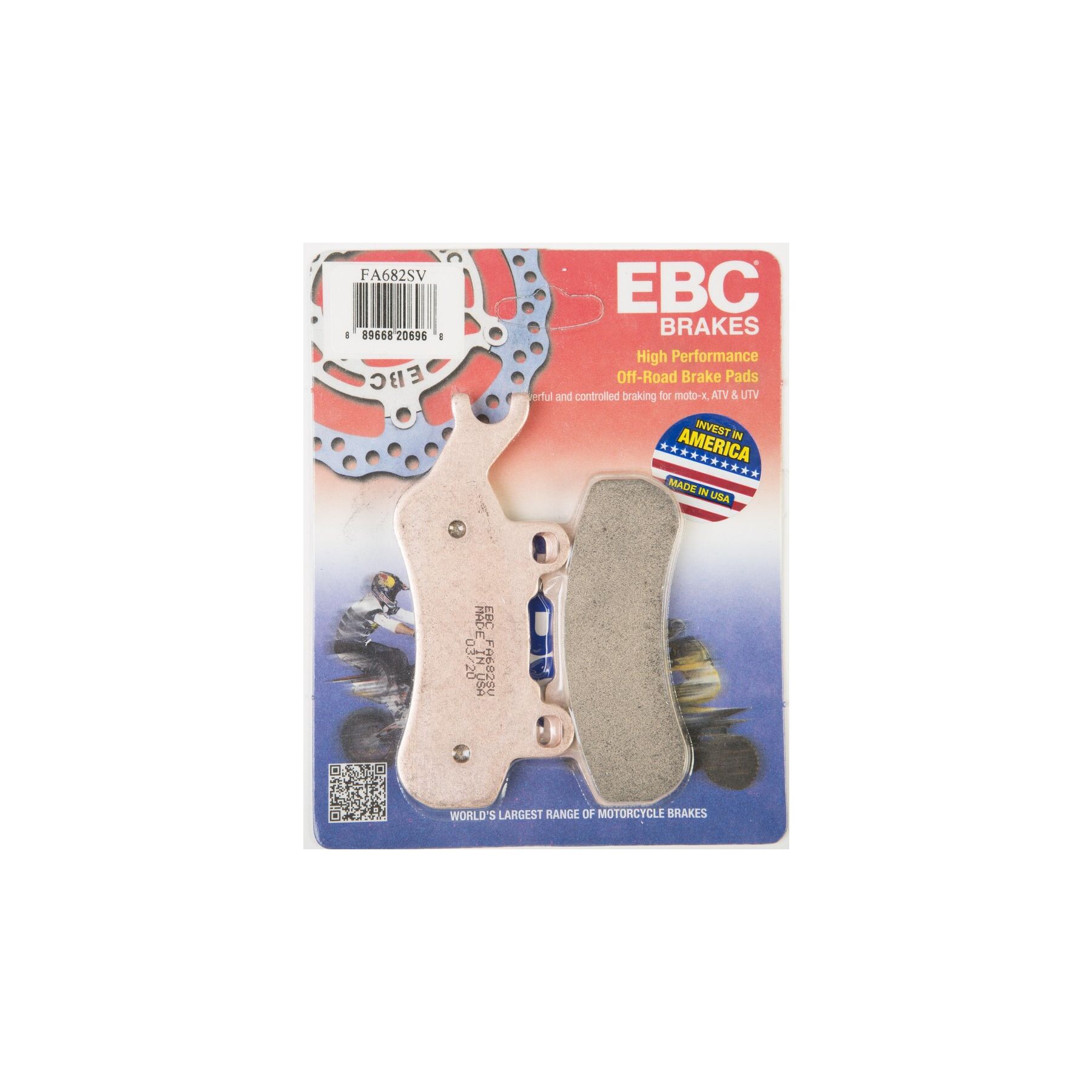 EBC FA682SV SV Series Severe Duty Left Brake Pads