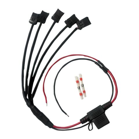 Custom Dynamics Multi-Light 5-to-1 Shark Demon Fog Light Wire Harness