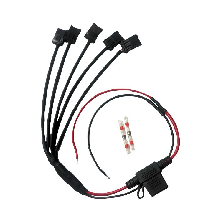 Custom Dynamics Multi-Light 5-to-1 Shark Demon Fog Light Wire Harness