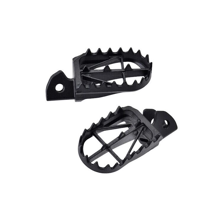 DRC Wide Steel Footpegs Honda CRF125F / CRF125F Big Wheel 2019-2026 Black [Open Box]