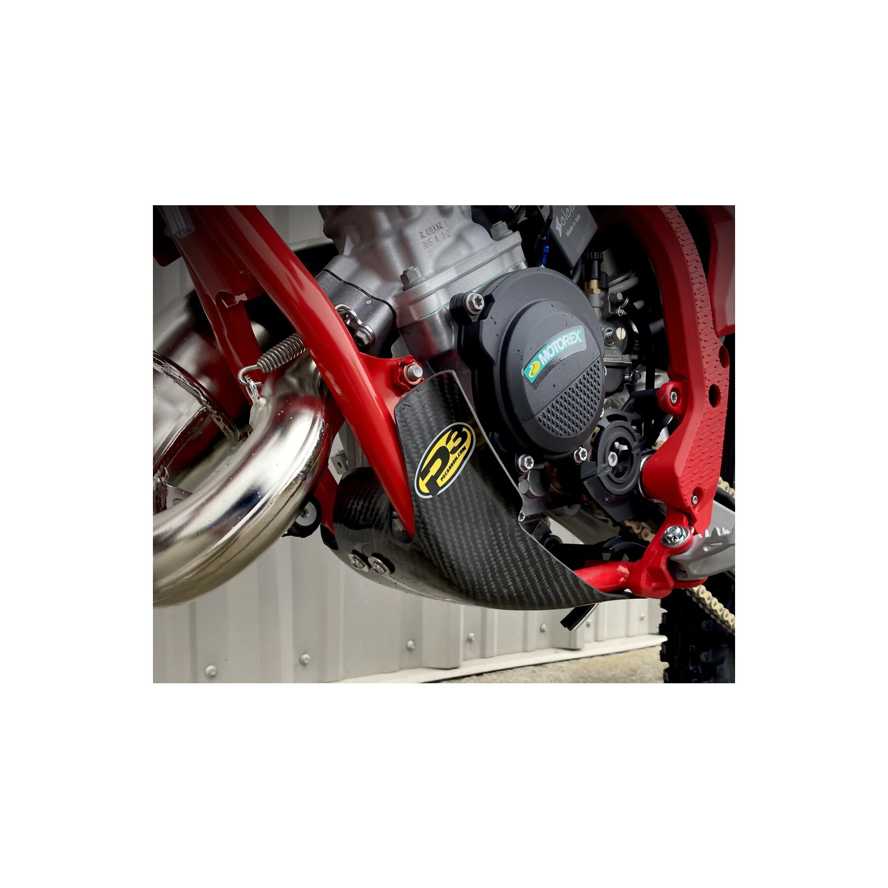 P3 Carbon Fiber Skid Plate KTM / Husqvarna / Gas Gas 50cc