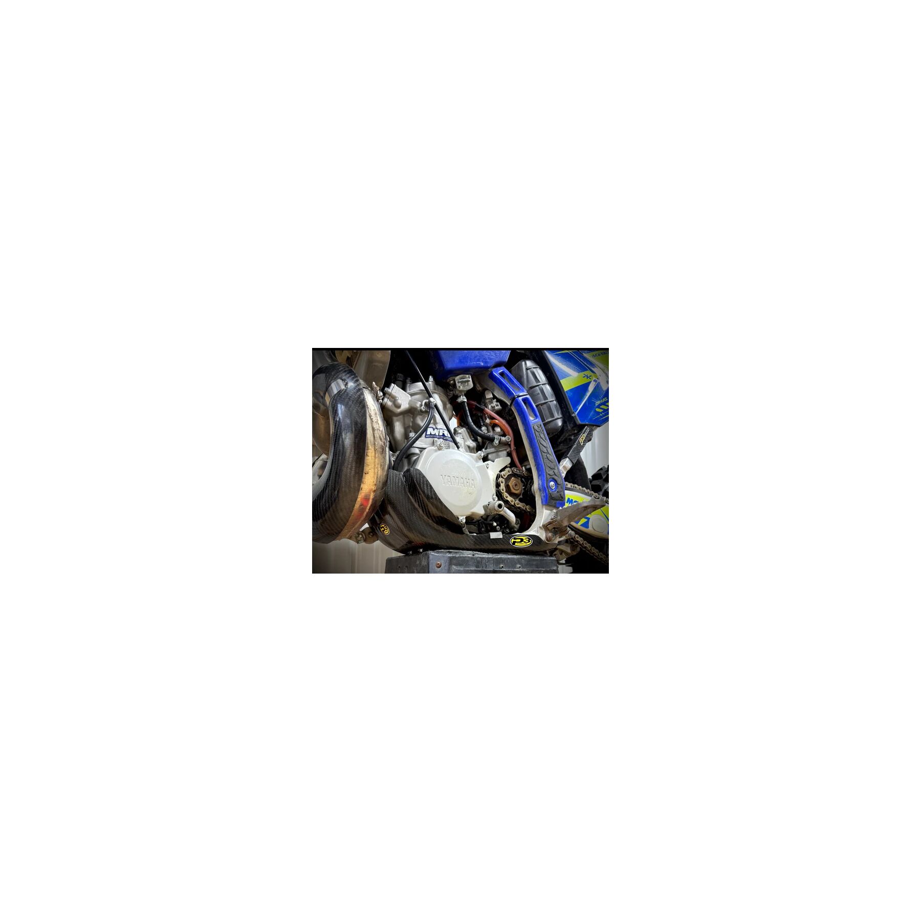 P3 Carbon Fiber Skid Plate Fantic XE300 / Yamaha YZ250 / YZ250X 2006-2