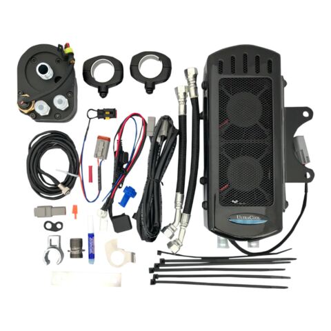 UltraCool Side Mount Oil Cooler Kit For Harley FXR / Touring 1984-2000