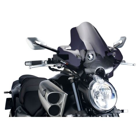 Puig Naked New Generation Windscreen Yamaha Vmax 1700 2009-2020 Clear [Previously Installed]