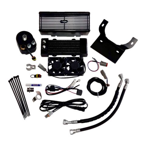 UltraCool Below Regulator Mount Oil Cooler Kit For Harley Touring 1994-2008