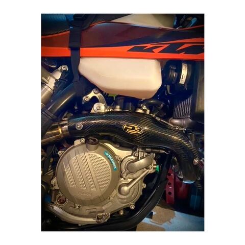 P3 Carbon Fiber MAXCoverage Heat Shield KTM 500 EXC-F / XCF-W / Husqvarna FE501 / S 2020-2023
