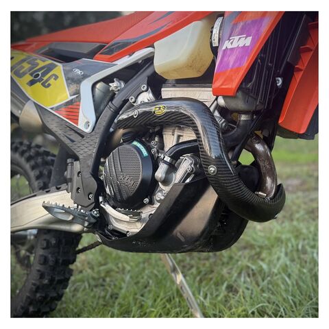 P3 Carbon Fiber MAXCoverage Heat Shield KTM / Husqvarna / Gas Gas 350cc 2024-2026