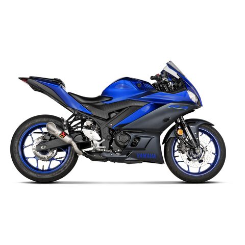 Akrapovic GP Slip-On Exhaust Yamaha R3 2022-2026 Titanium [Incomplete]