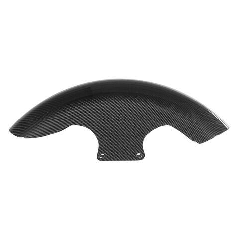 HogWorkz 100% Carbon Fiber 21" Chopped Front Fender For Harley
