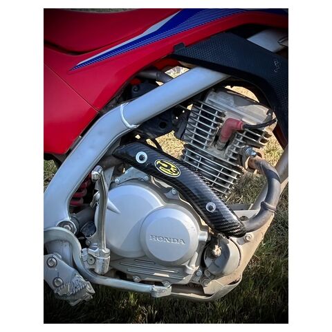 P3 Carbon Fiber Heat Shield Honda CRF125R / CRF150R