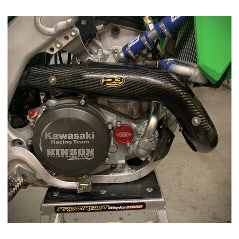 P3 Carbon Fiber Heat Shield Kawasaki KX450 / KX450X 2024-2026