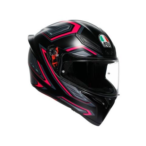AGV K1 S Sling Helmet (2XL) Black/Pink / 2XL [Open Box]