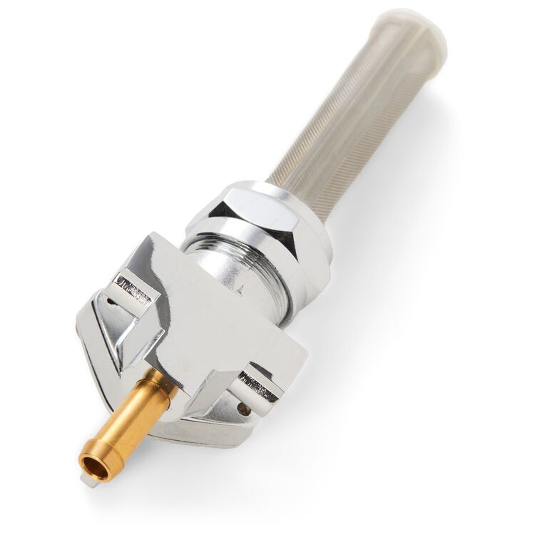 Milwaukee Twins Chrome Diaphragm Type Straight Petcock [Open Box]