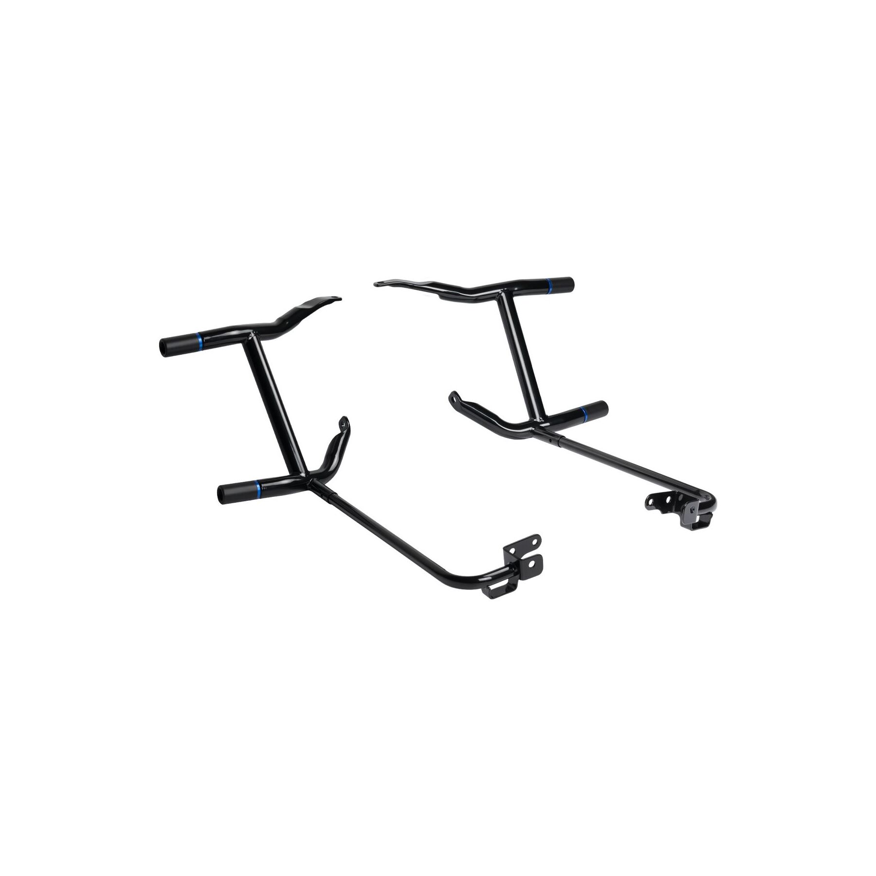 HogWorkz Double Barrel Performance Saddlebag Guards For Harley Touring