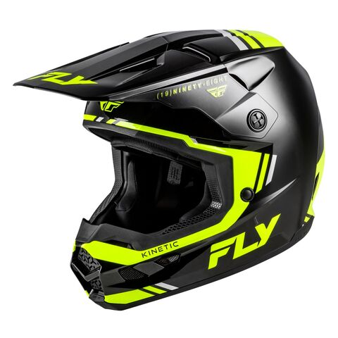 Fly Racing Kinetic Verdict Helmet Black/Red/White / SM [Open Box]