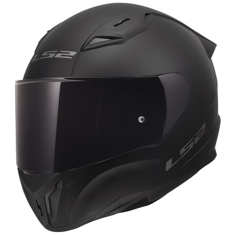 LS2 Centric Helmet - Dark Smoke Shield Matte Black / LG [Open Box]