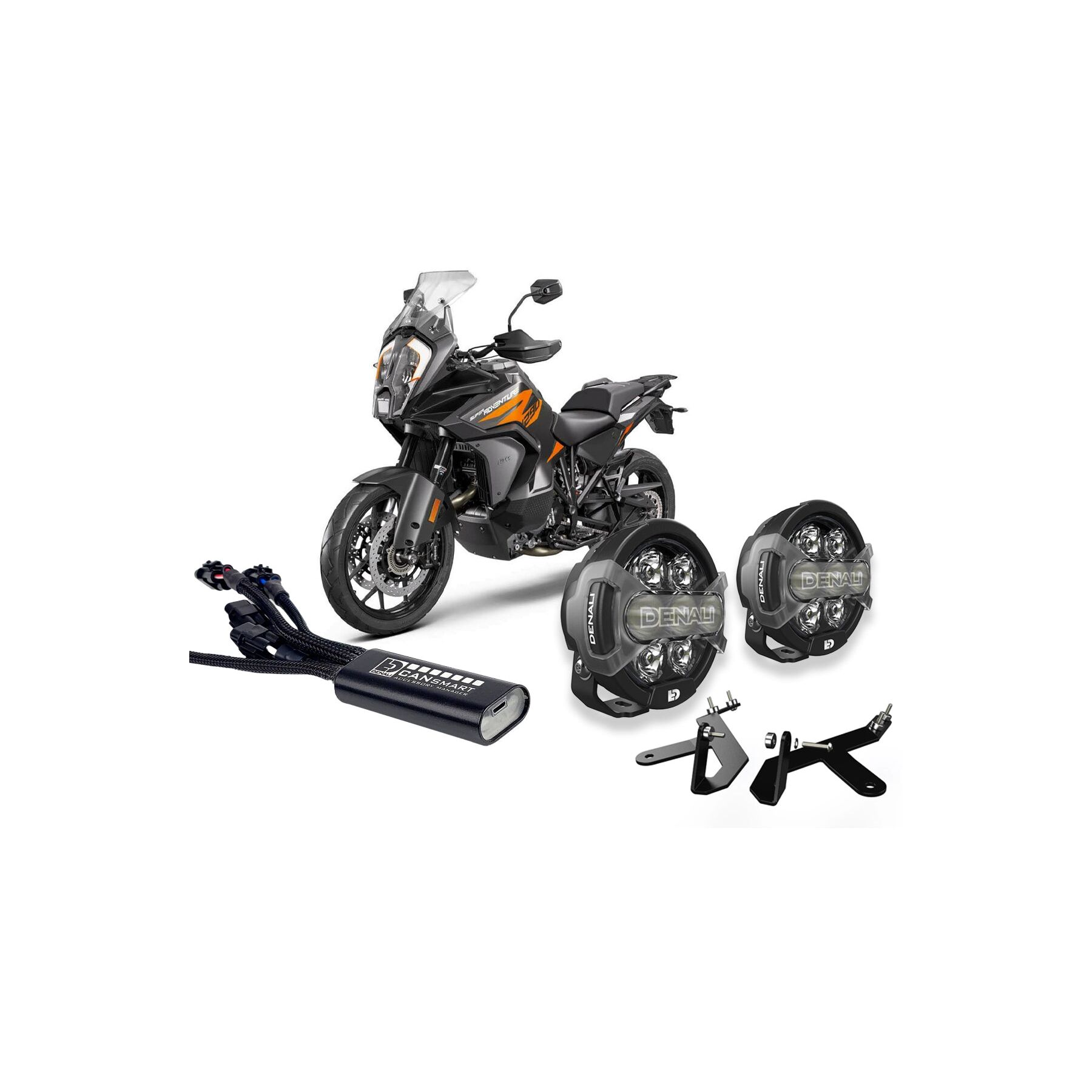 Denali D7 Pro CANsmart Lighting Bundle KTM 1290 Super Adventure R / S 
