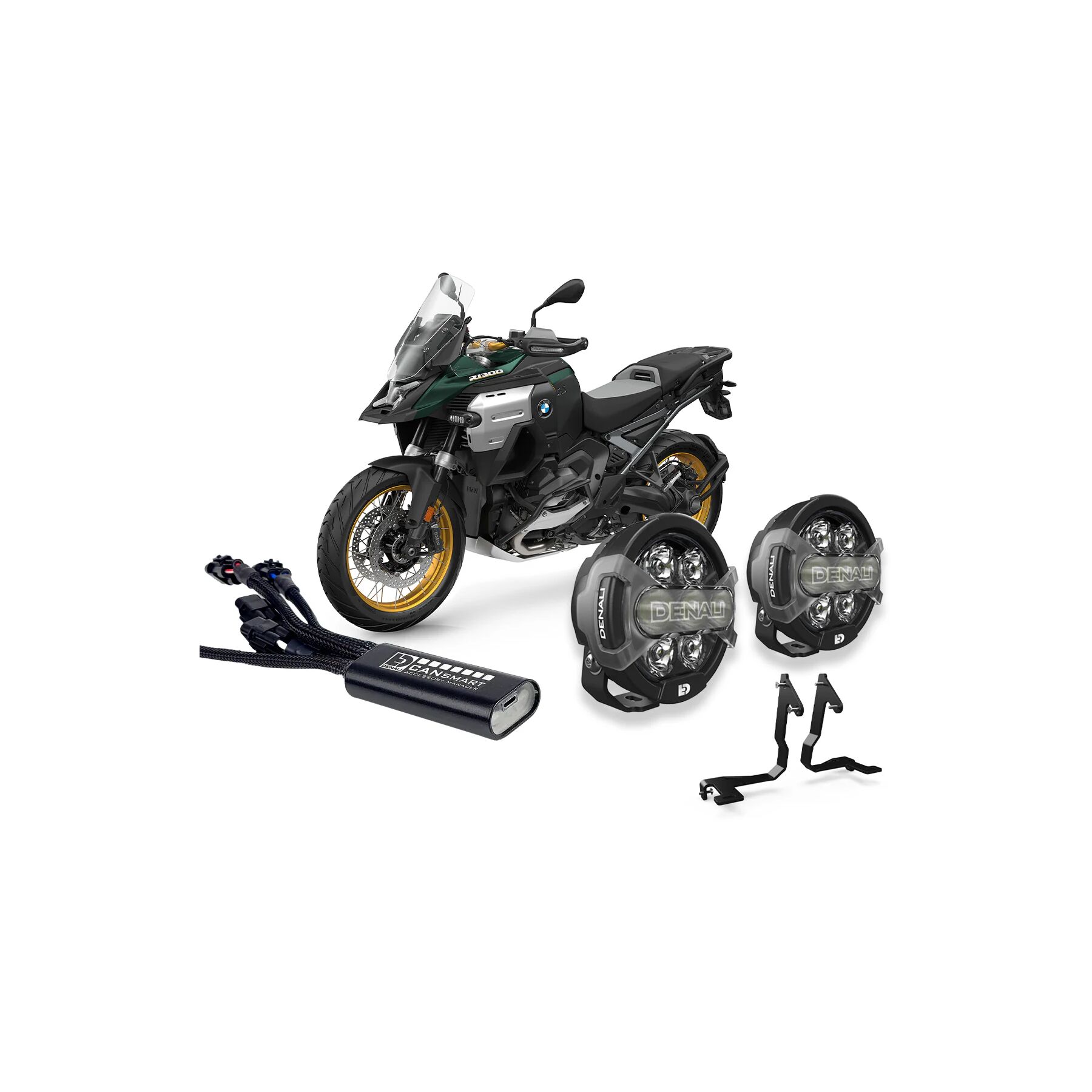 Denali D7 Pro CANsmart Lighting Bundle BMW R1300GS Adventure 2025-2026