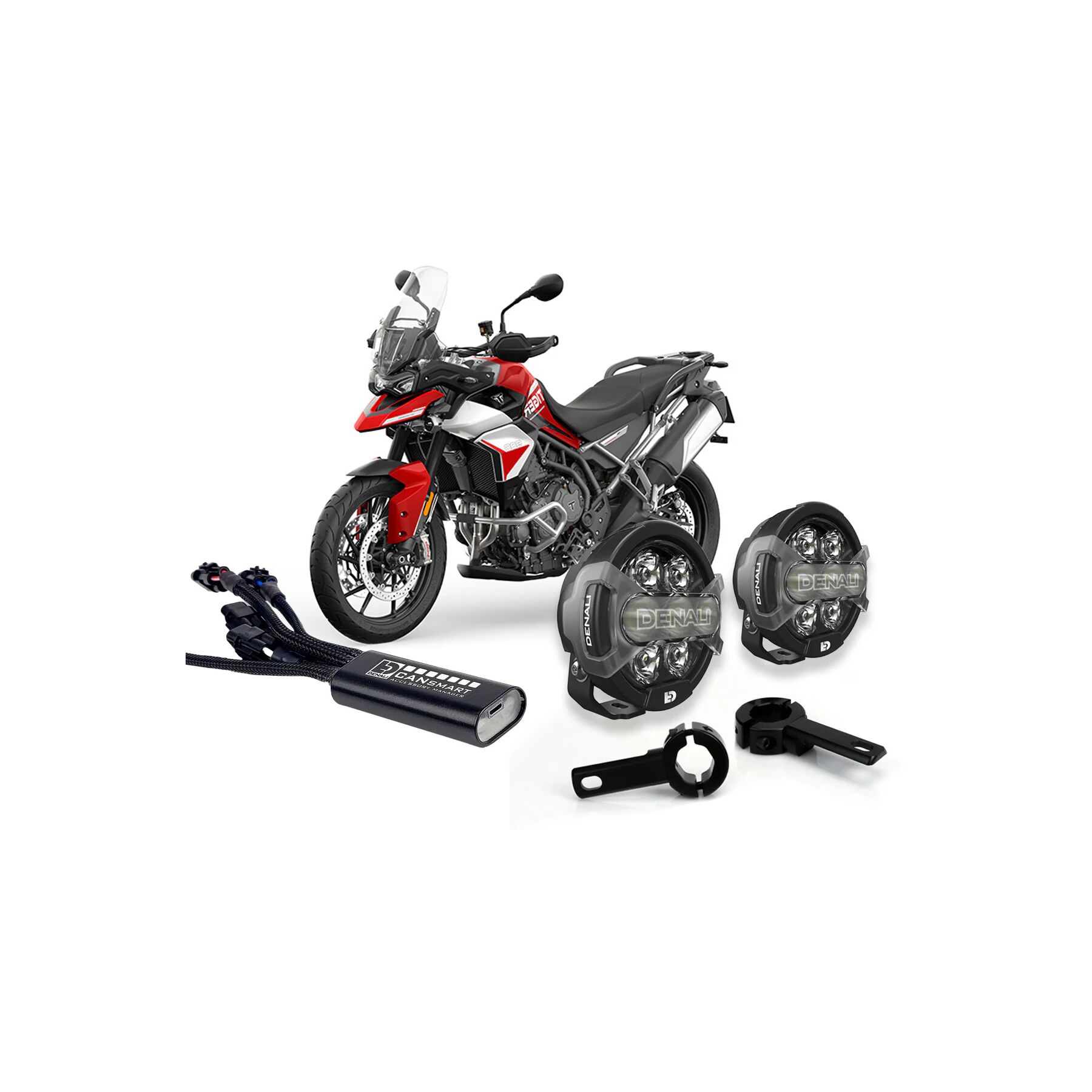 Denali D7 Pro CANsmart Lighting Bundle Triumph Tiger 900 GT / 1200 GT 