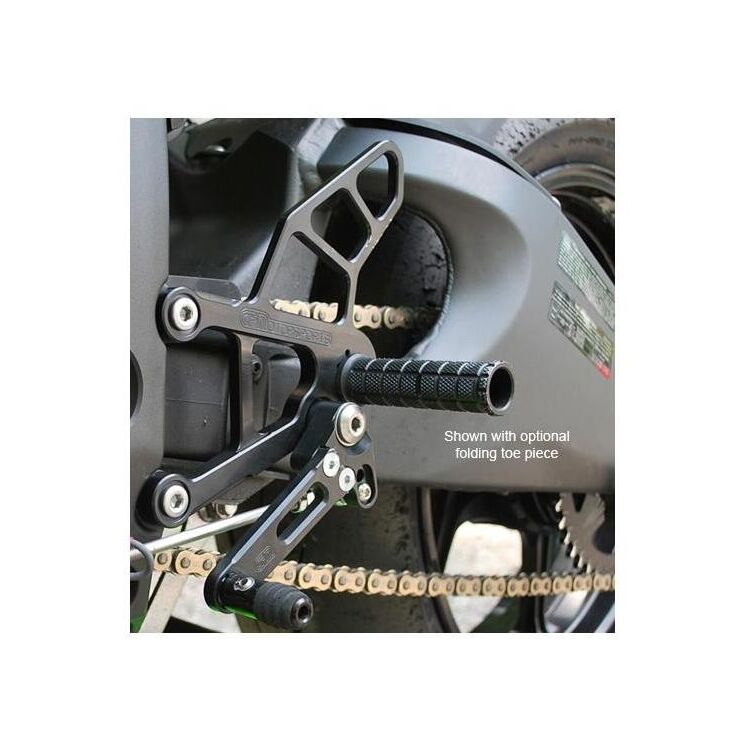 Woodcraft Rearset Kit Kawasaki ZX6R / ZX636 2019-2026 GP Shift / Black [Open Box]