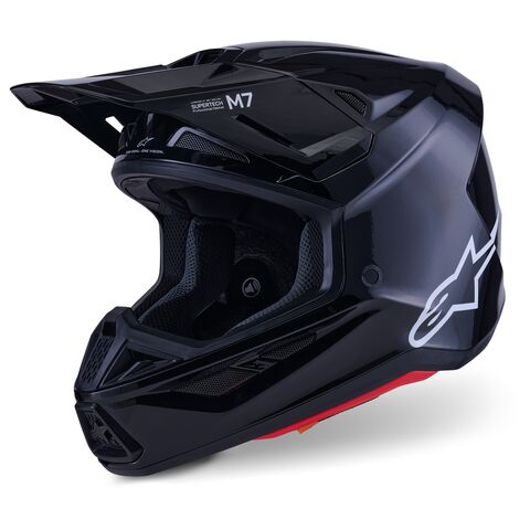 Alpinestars S-M7 Helmet Gloss Black / LG [Open Box]