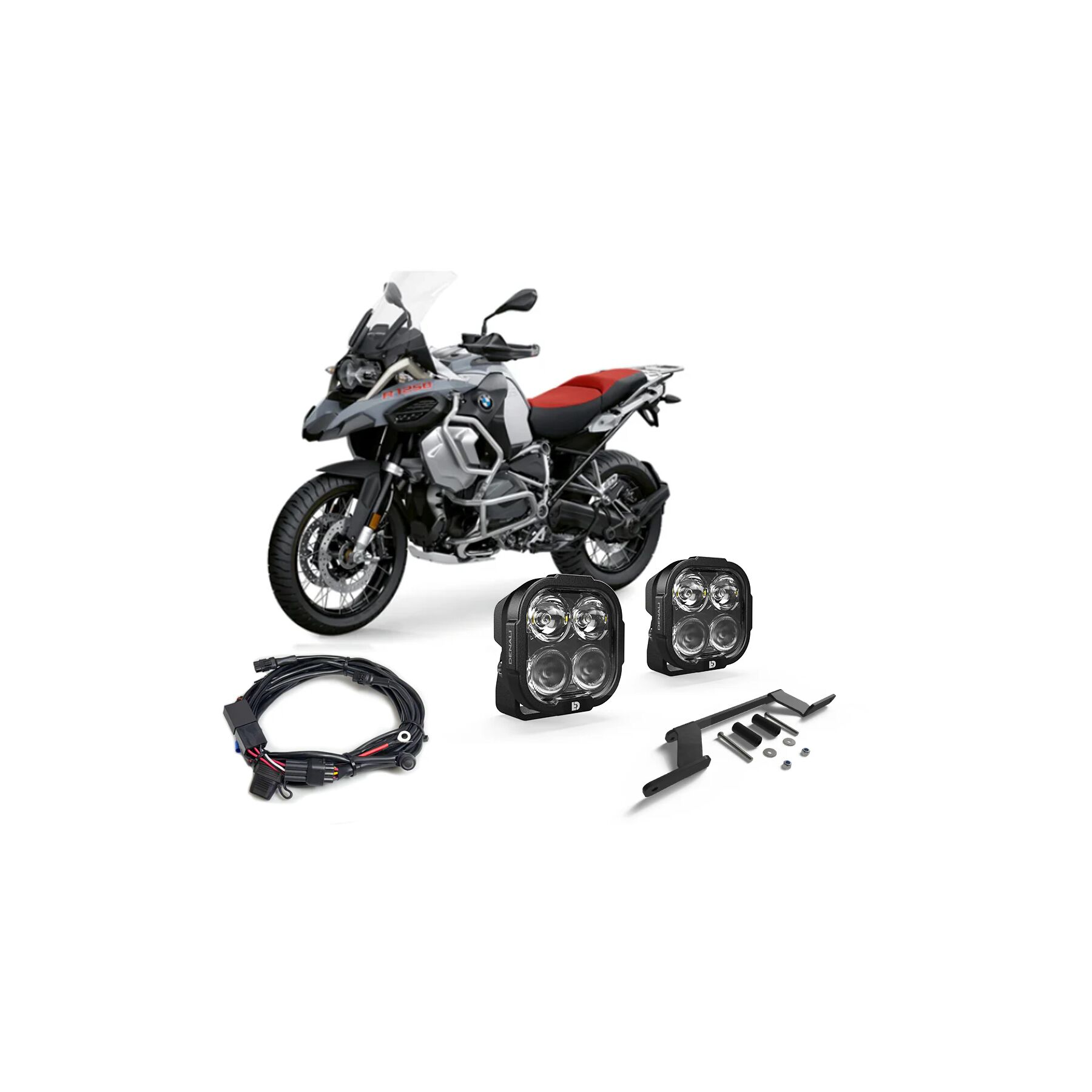Denali DL4 Essential Lighting Bundle BMW R1200GS / R1250GS Adventure 2