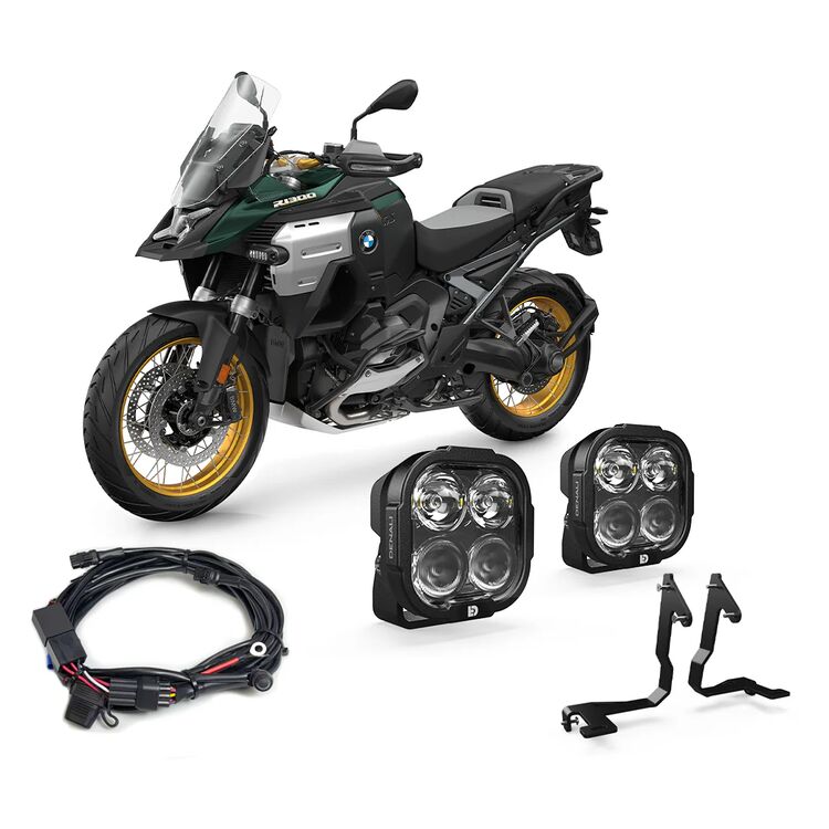 Denali DL4 Essential Lighting Bundle BMW R1300GS Adventure 2025-2026