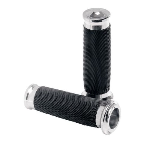 Performance Machine Contour Grips For Harley With Throttle By Wire Chrome [Previously Installed]