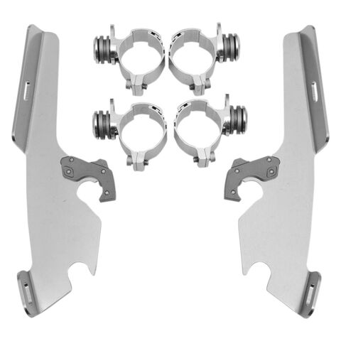 Memphis Shades Metric Fats/Slim Trigger-Lock Mount Kit Suzuki C50 Boulevard / Intruder Volusia Polished [Previously Installed]