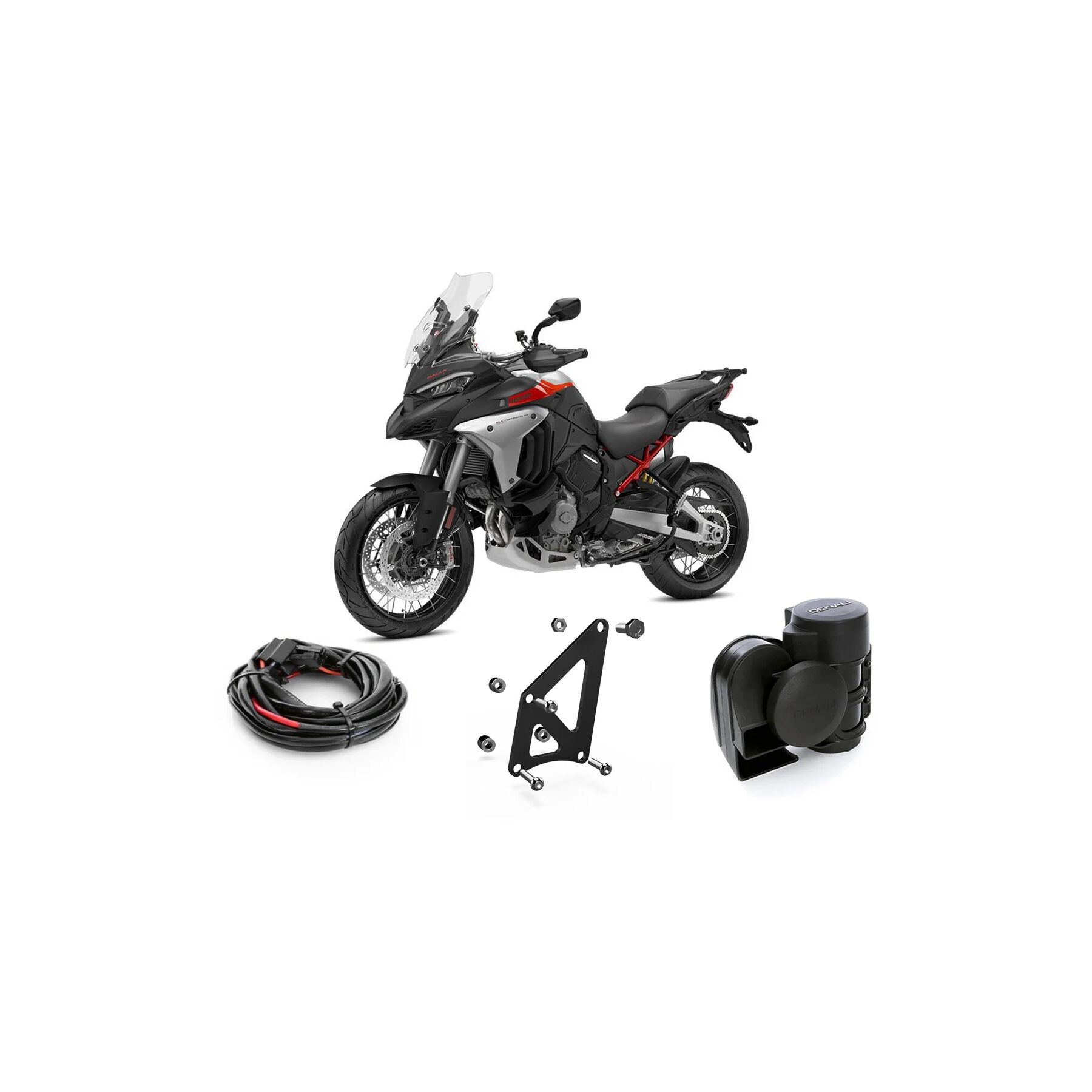 Denali SoundBomb Horn Bundle Ducati Multistrada V4 2021-2026