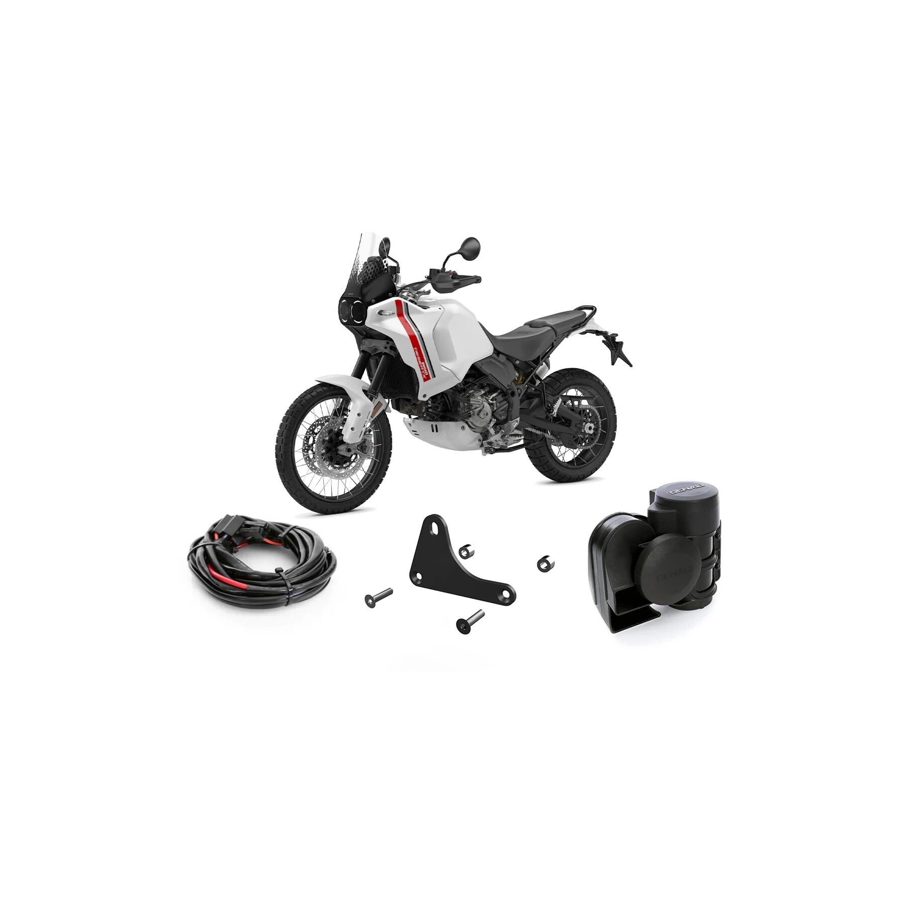 Denali SoundBomb Horn Bundle Ducati DesertX / Rally 2023-2026