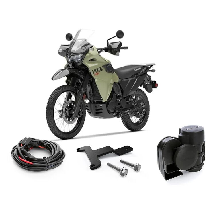 Denali SoundBomb Horn Bundle Kawasaki KLR650 / S 2022-2026