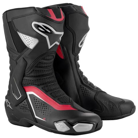 Alpinestars SMX-6 V3 Vented Boots Black/Silver/Red / 44 [Open Box]