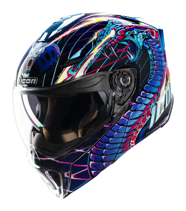 Icon Threshold Lazer Cobra Helmet - RevZilla