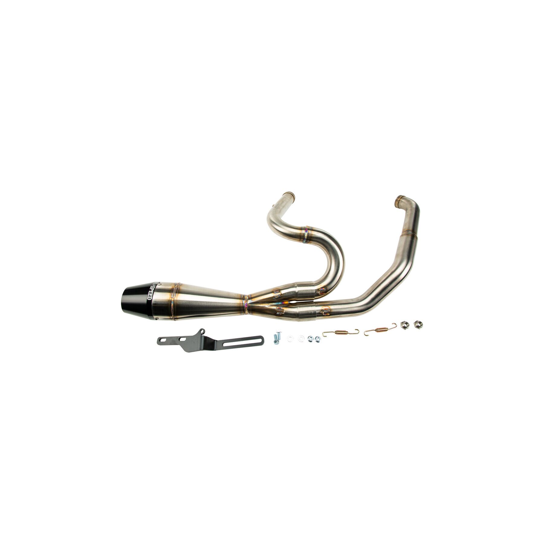 Sawicki Speed Shop Intimidator 2-Into-1 Shorty Exhaust For Harley Tour