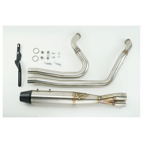 Sawicki Speed Shop Intimidator 2-Into-1 Mid-Length Exhaust For Harley Touring 2017-2025