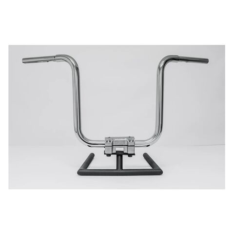 KST Kustoms 1 1/4" Straight Jacket Handlebars For Harley With 1" Clamp 14" Rise / Polished [Previously Installed]