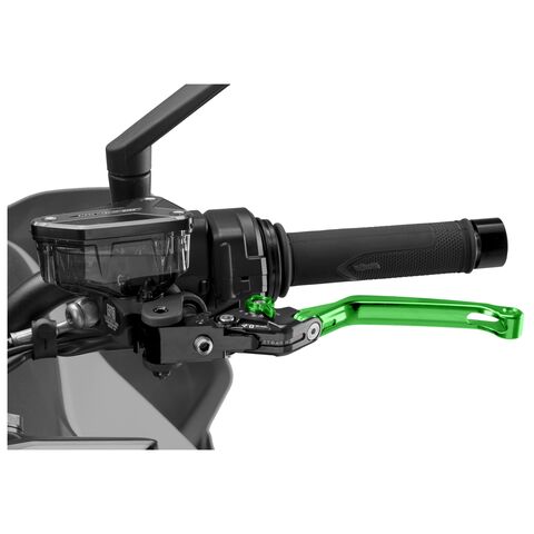 Puig Foldable Clutch Lever 4.0 Green/Green [Open Box]