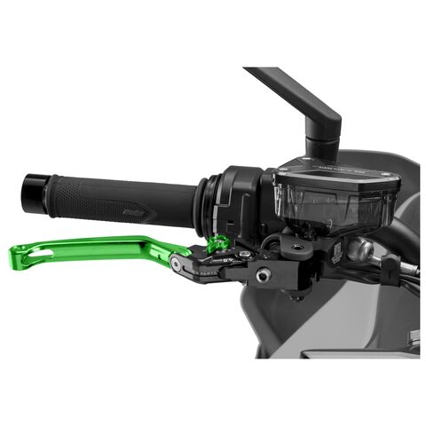 Puig Foldable Brake Lever 4.0 Green/Green [Open Box]
