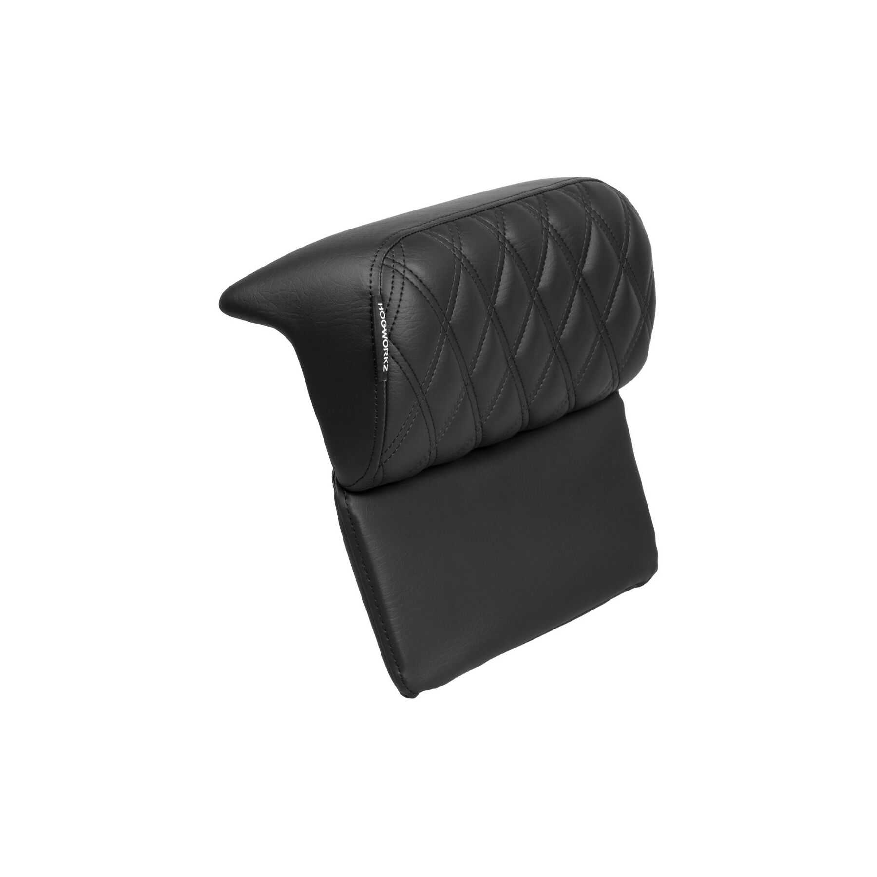 HogWorkz Diamond Stitched Slim Tour Pack Backrest Pad