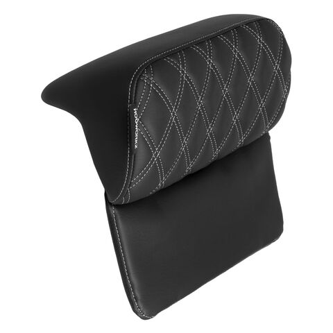 HogWorkz Diamond Stitched Slim Tour Pack Backrest Pad