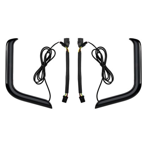 HogWorkz Lumipro LED Lower Fairing Inserts For Harley Touring 1996-2013