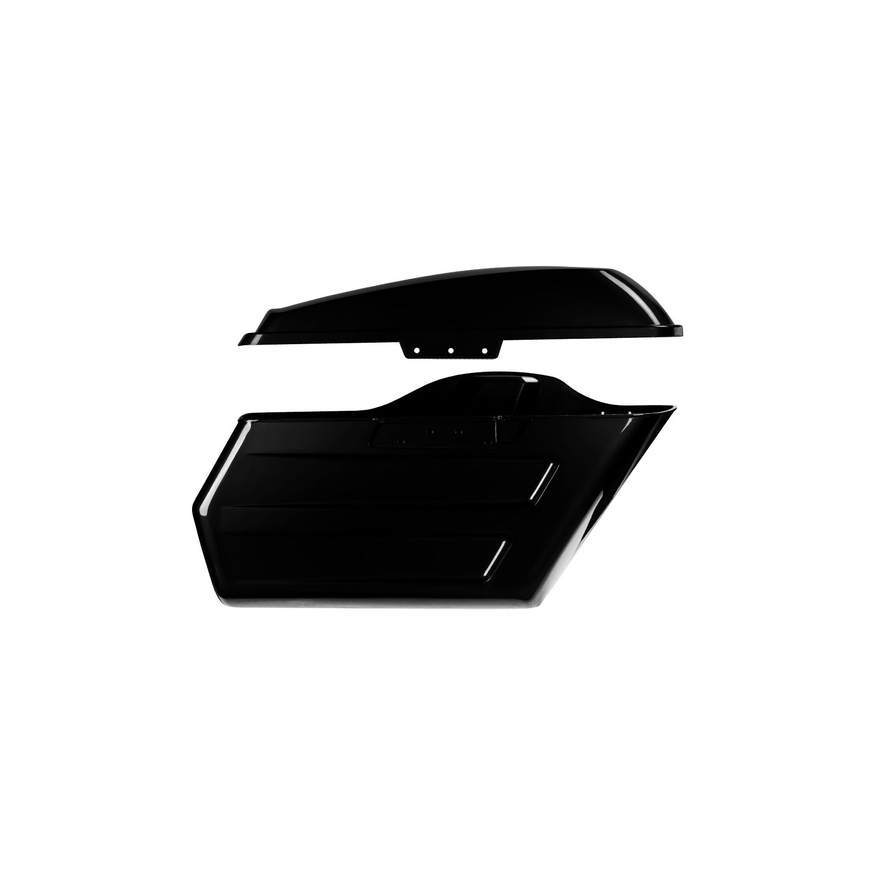 HogWorkz Chopped Hardline Saddlebags For Harley Touring 2014-2025