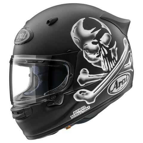 Arai Contour-X Hayes Jolly Roger Helmet Black/White / XL [Open Box]