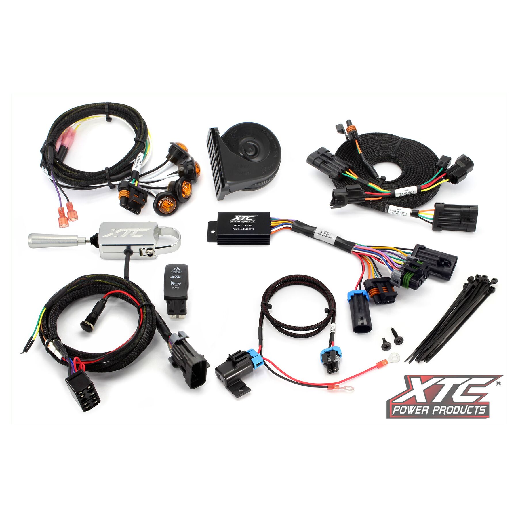 XTC Power Products Self-Canceling Turn Signal Kit w/Billet Lever Kawas