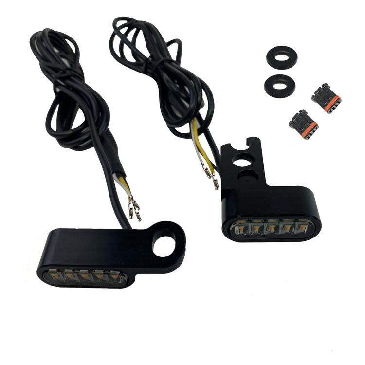Custom Dynamics Mirror Turn Signals For Harley 1996-2026 [Open Box]
