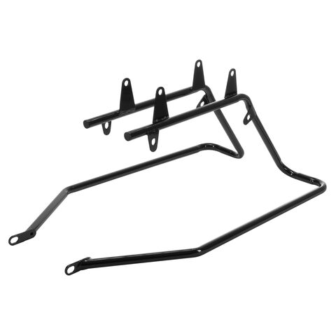HogWorkz Saddlebag Conversion Brackets For Harley Softail 2018-2026 Black [Previously Installed]