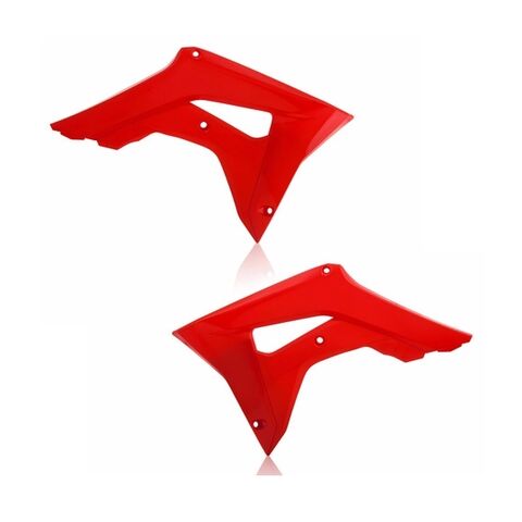 Acerbis Radiator Shrouds Honda CRF250RX / 450L / 450X / 450RX 2017-2026 Red [Open Box]