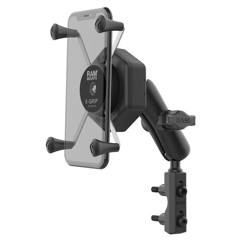 RAM Mounts Unpkd Ram LG X-Grip Holder With Male Pin Lock And Anti-Vibration With Med Arm And Clutch Base [Previously Installed]
