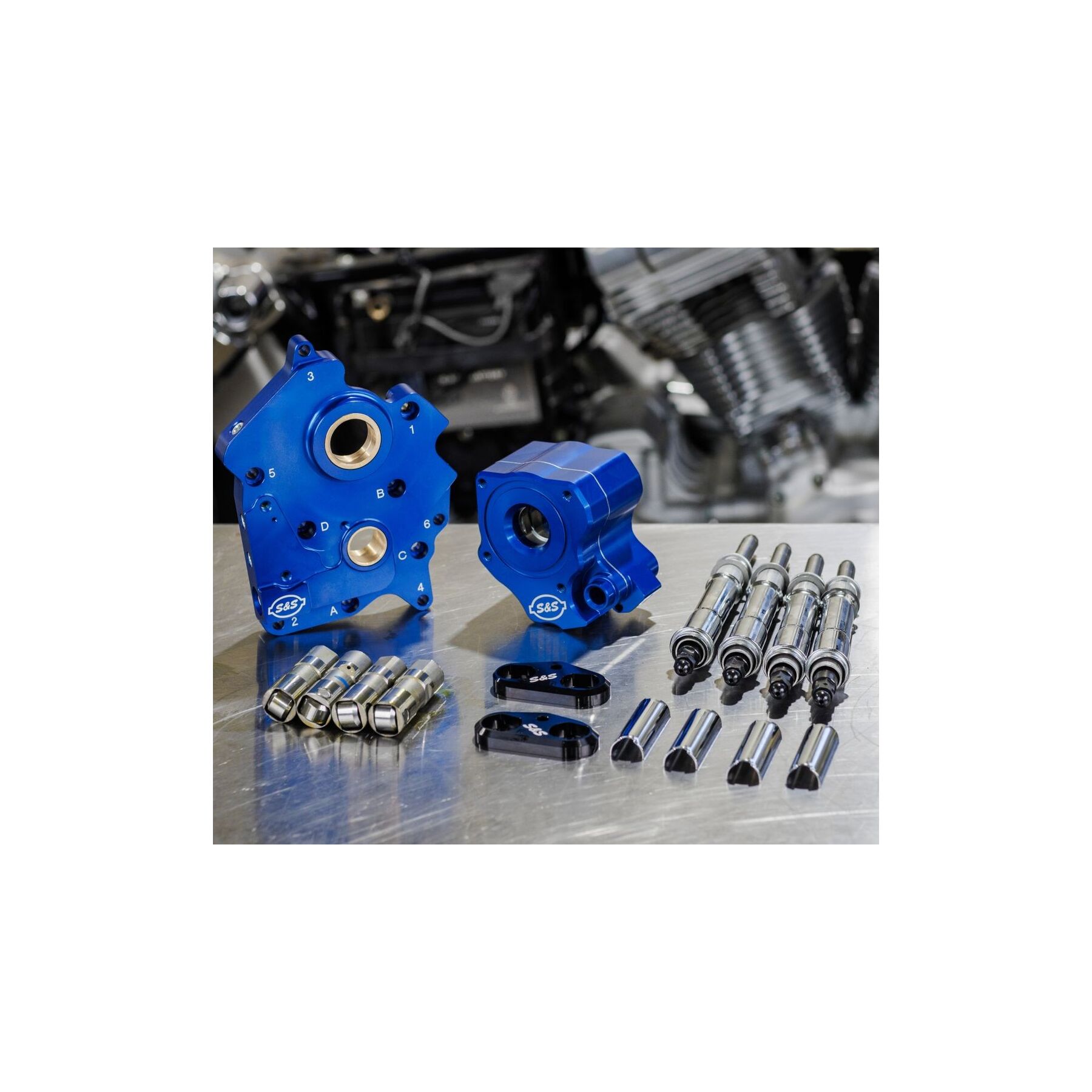 S&S Cycle Gear Drive Cam Chest Kit Without Cams For Twin Cooled Harley